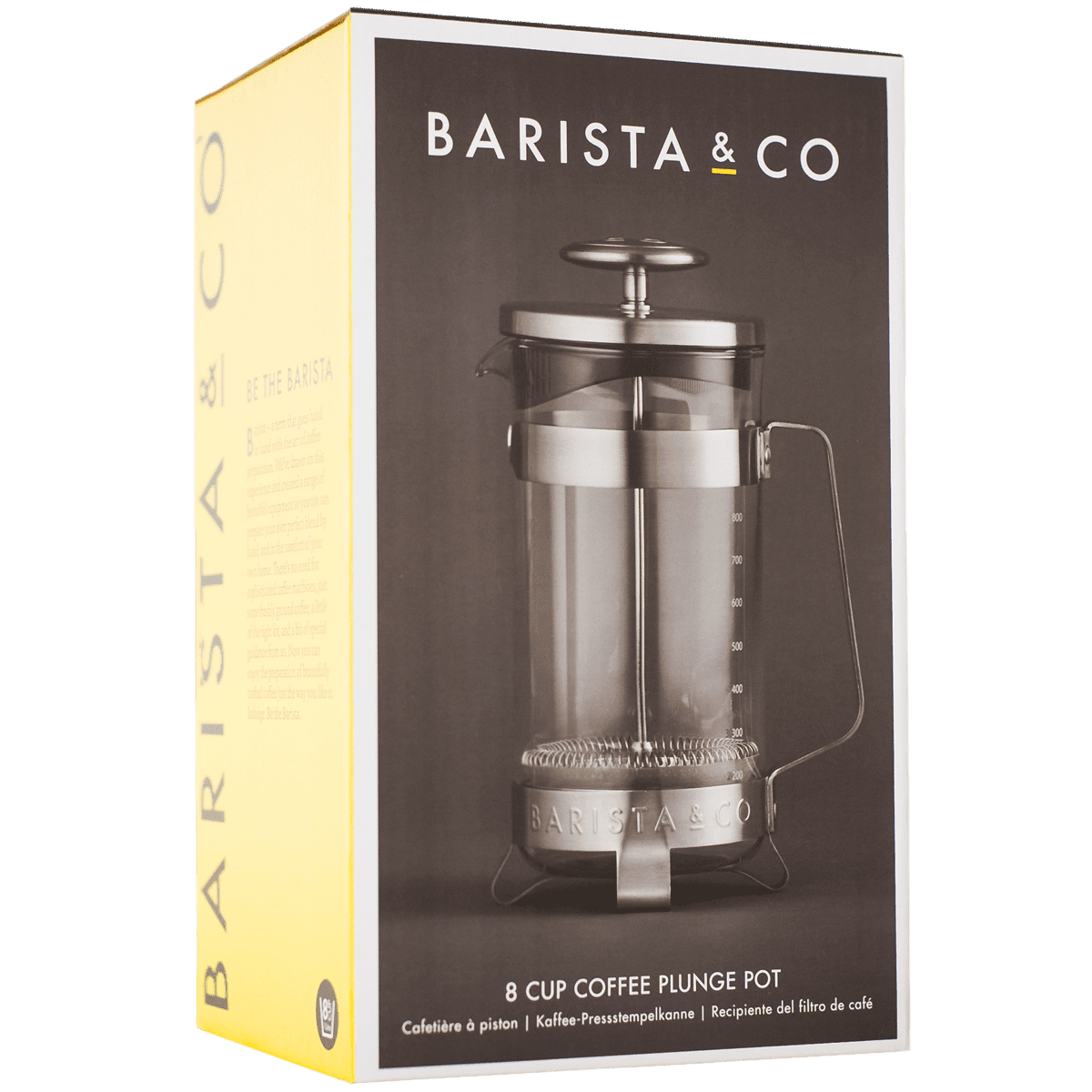 Barista and Co boxed coffee press