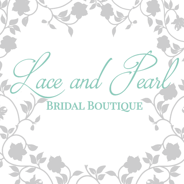lace and pearl bridal boutique logo
