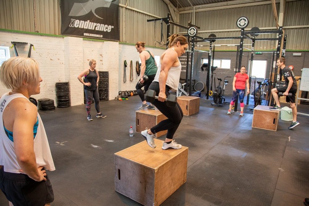 people exercising at crossfit oakham