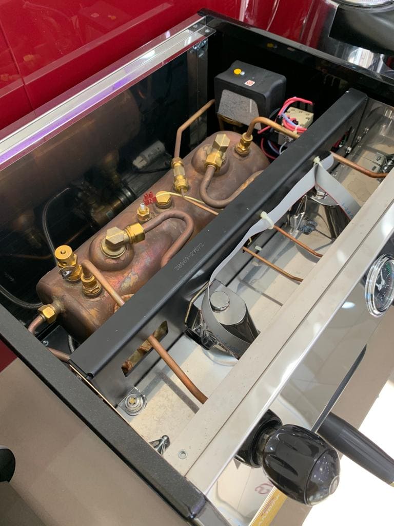 inside a fracino espresso machine