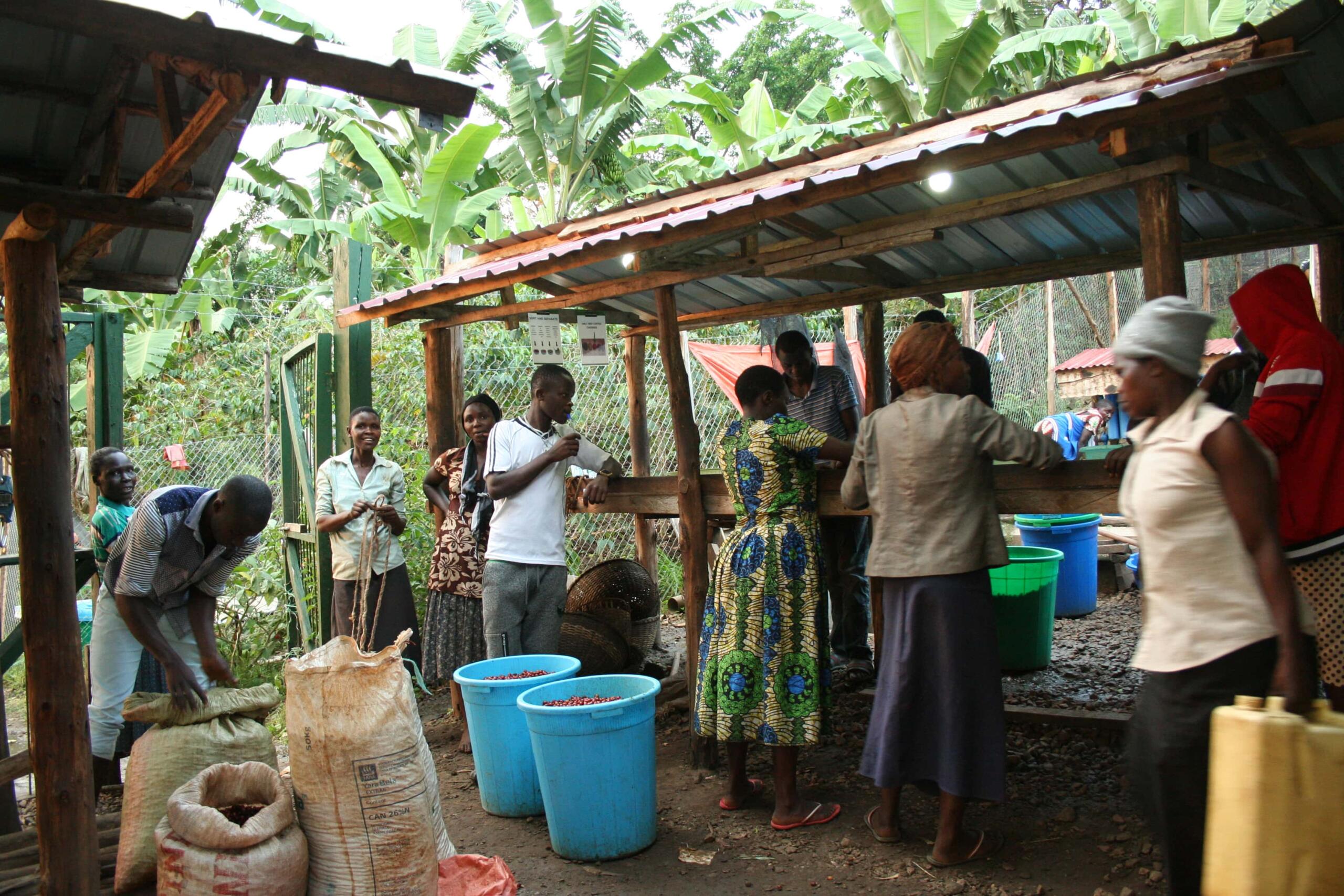 washing station in uganda