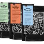 Three coffee bags of coffee