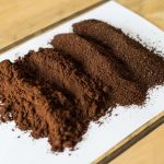 ground coffee in different grinds