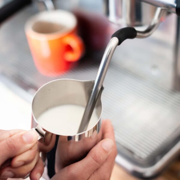 texturising milk using an espresso machine