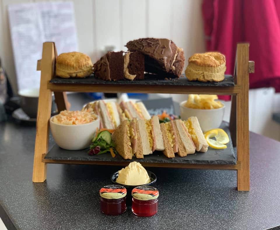 Afternoon tea at Cafe Cru