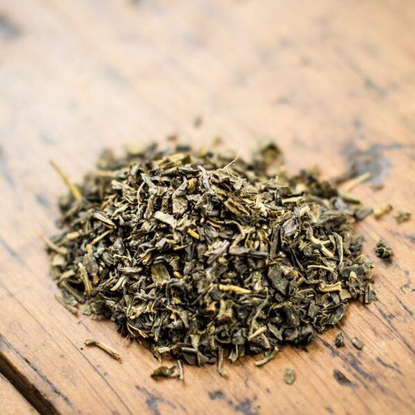 close up of loose leaf tea
