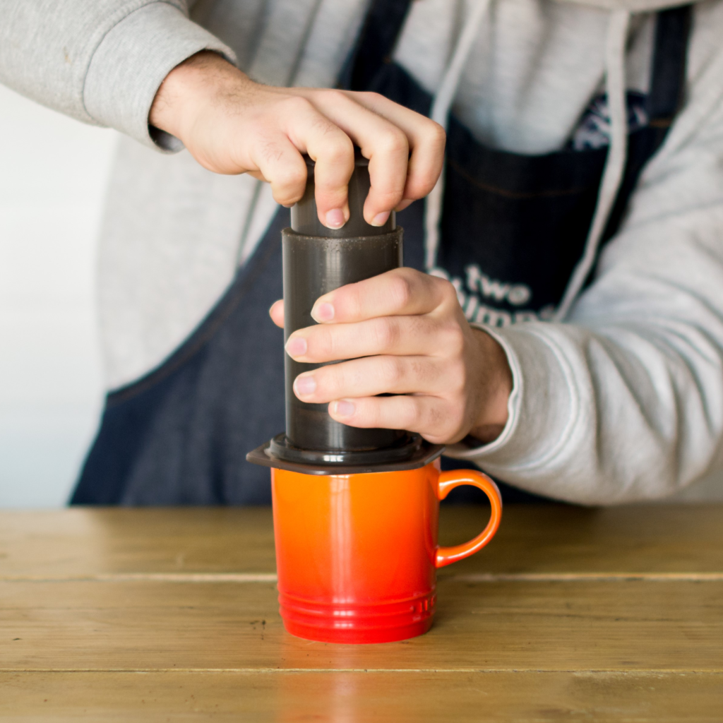AeroPress over mug