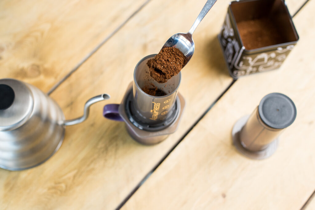 AeroPress ground Coffee