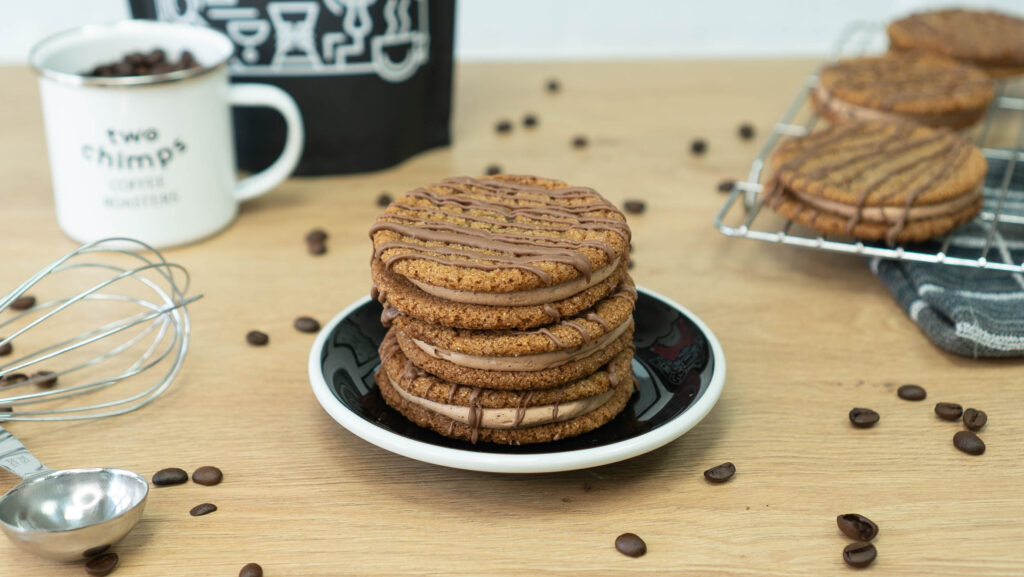 Coffee Cream Sandwich Cookies