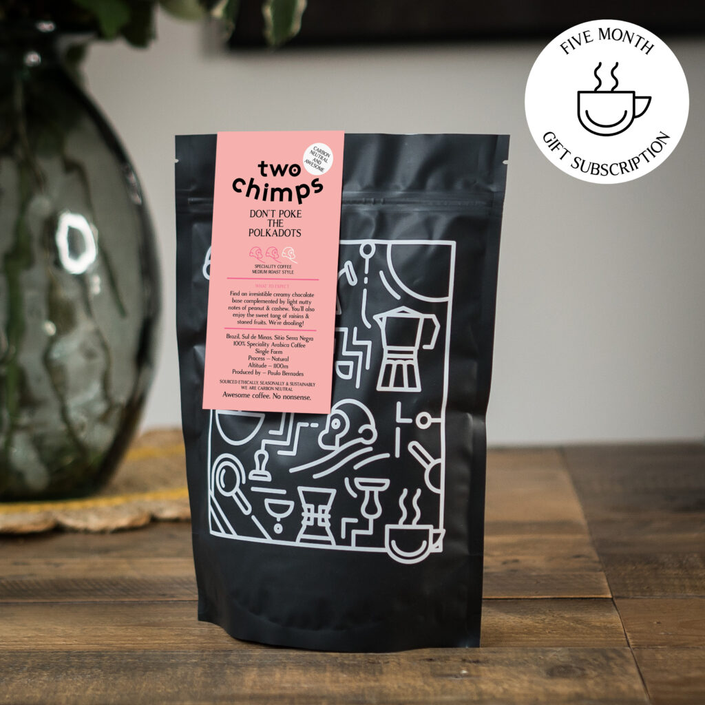 Five Bag Coffee Gift Subscription - Two Chimps Coffee