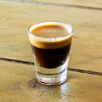 Espresso in shot glass