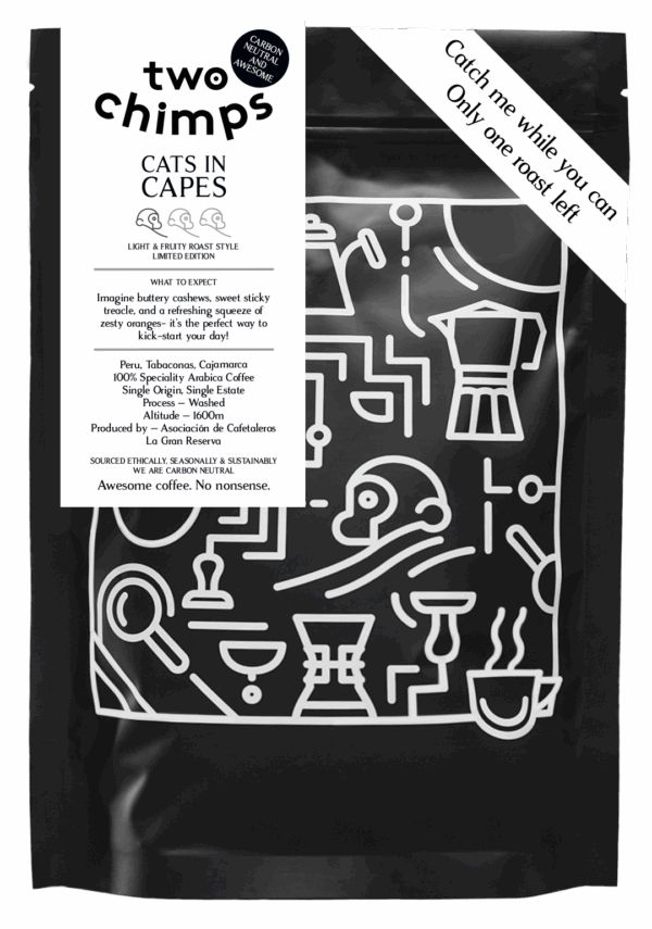 Cats in Capes coffee last roast